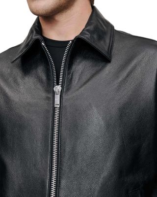Robb Leather Bomber Jacket