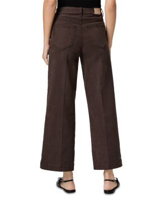 Anessa Cropped Wide Leg Jeans in Richoclate