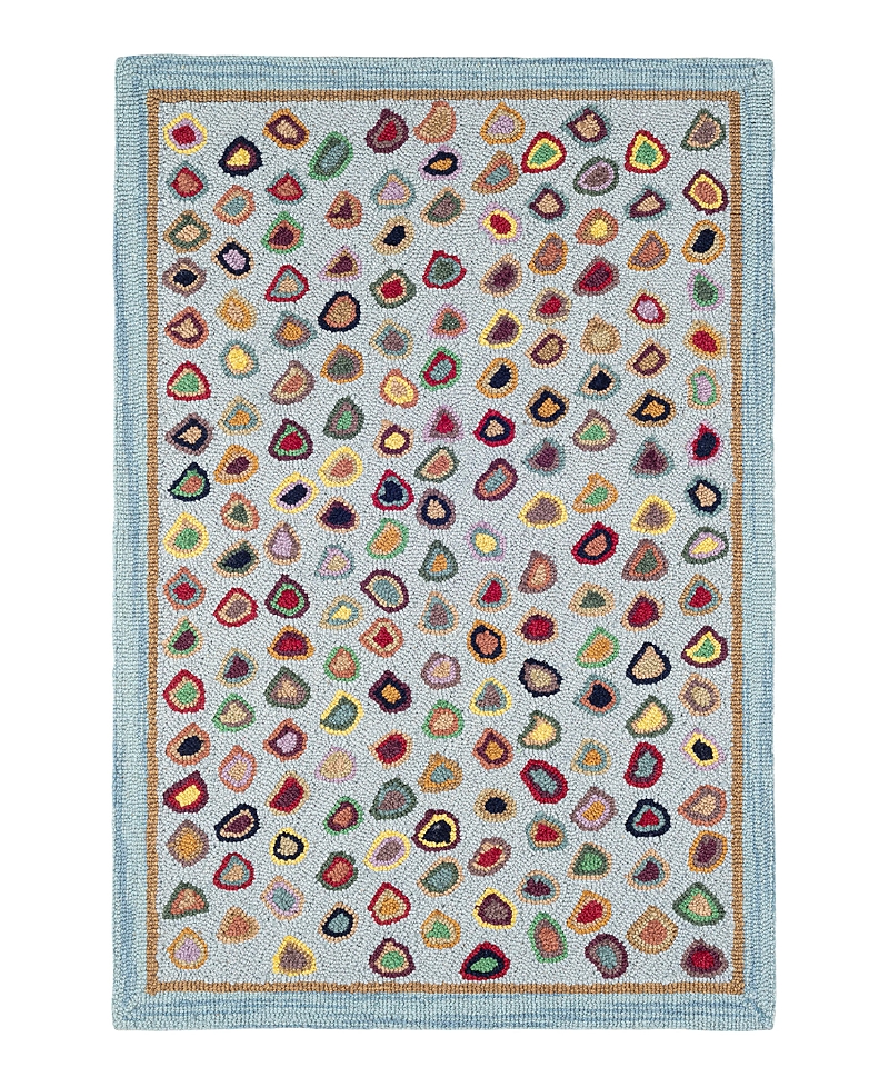 Dash & Albert By Annie Selke Dash Albert By Annie Selke Rda056 Cat's Paw Area Rug, 2'0x3'0 In Blue
