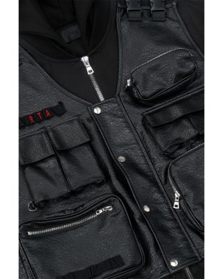 Matte Black Tactical Bomber Jacket