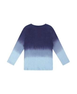 Boys' Long Sleeve Organic Cotton Gradient Jersey Tee - Little Kid