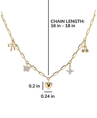 Brass Gold The Everyday Charm Necklace