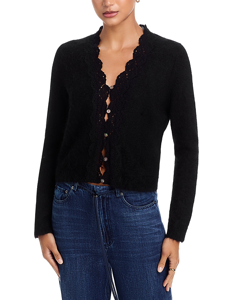 Rails Mer Scalloped Lace Cardigan