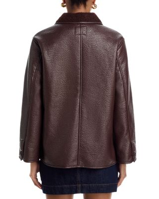 Luis Faux Leather Jacket