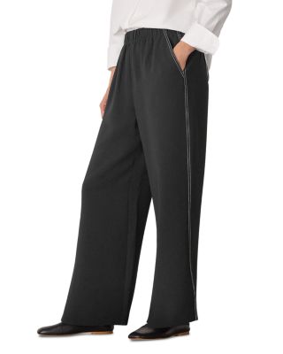 Crepe Stitch Detail Trousers