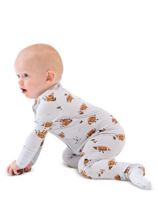 Girls' Playing Football Zipper Footie - Baby