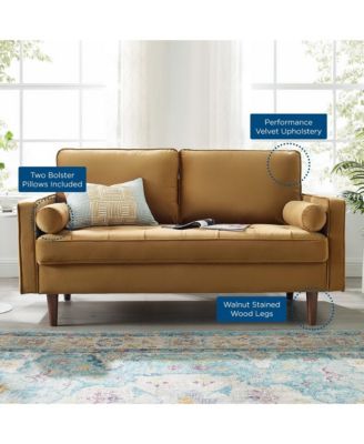 Valour Performance Velvet Loveseat