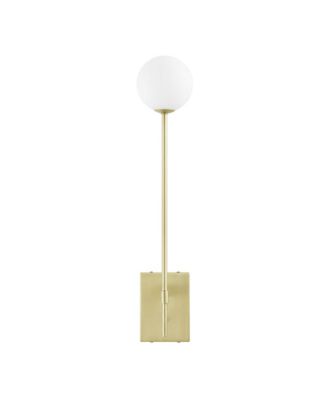  Riva White Globe Wall Sconce