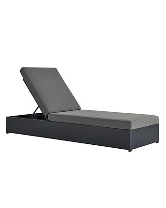 Tahoe Outdoor Patio Powder-Coated Aluminum Chaise Lounge Chair