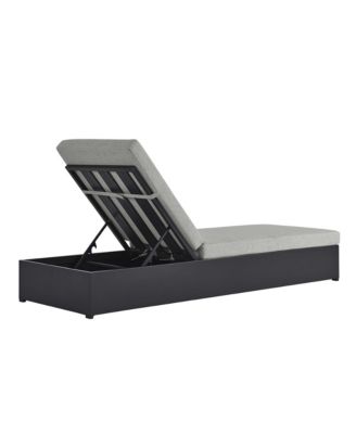 Tahoe Outdoor Patio Powder-Coated Aluminum Chaise Lounge Chair