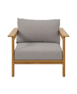 Wren Outdoor Patio Teak Wood Armchair