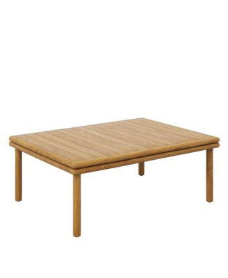 Wren Outdoor Patio Teak Wood Coffee Table