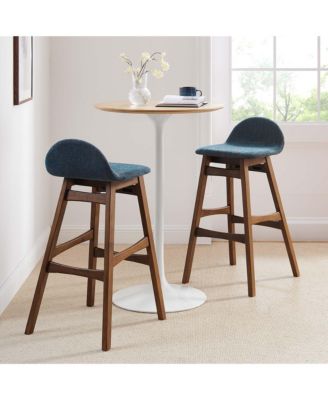 Juno Wood Bar Stool, Set of 2