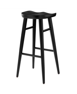 Saville Backless Wood Bar Stools Set of 2