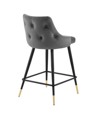 Adorn Performance Velvet Counter Stool