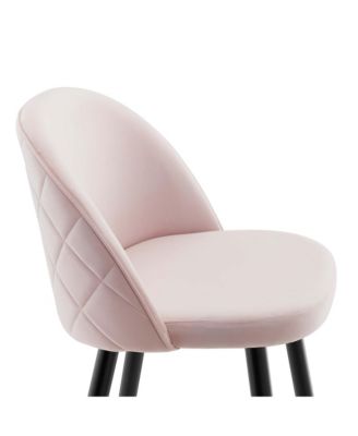 Cordial Performance Velvet Bar Stools, Set of 2