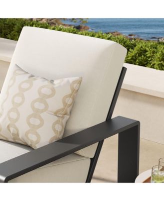 Lirienne Outdoor Patio Aluminum Armchair