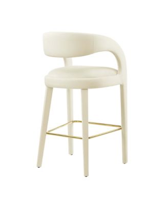 Pinnacle Performance Velvet Bar Stool, Set of 2