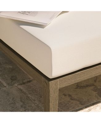 Northlake Outdoor Patio Teak Ottoman