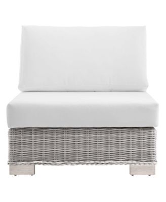 Conway Outdoor Patio Wicker Rattan Armless Chair