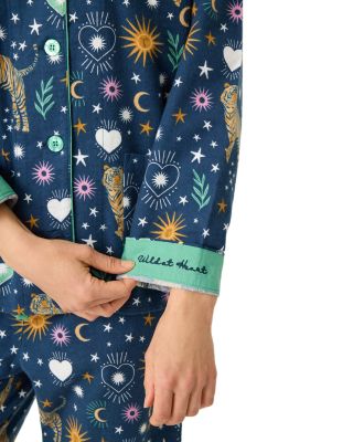 Merry with Martini Flannel Pajama Set