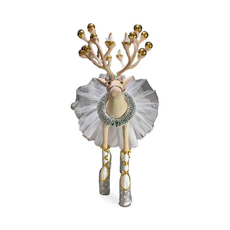 Mackenzie-childs Patience Brewster Moonbeam Dancer Display Deer In Multi