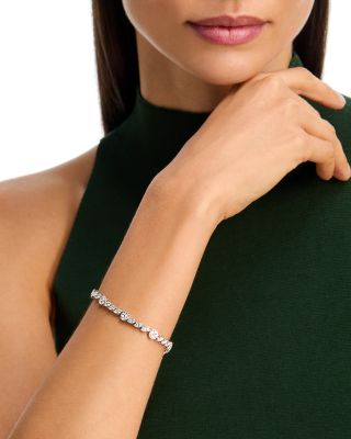 18K White Gold Marquesa Diamond Tennis Bracelet