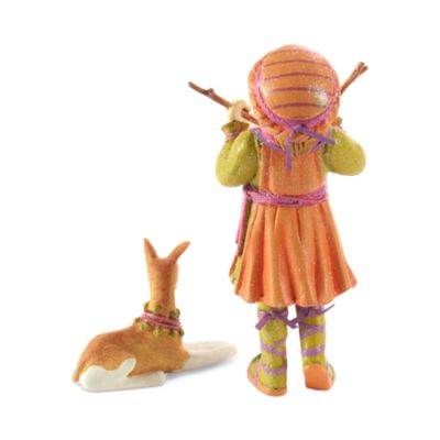 Patience Brewster Nativity Little Drummer Boy & Dog Figures, Set of 2