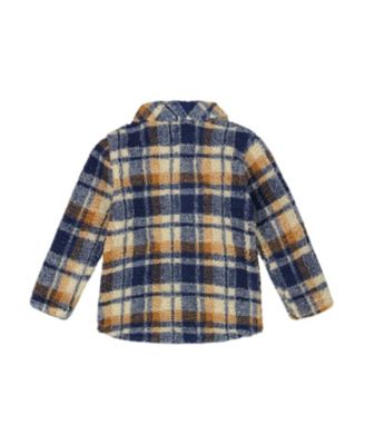 Boys' Sherpa Long Sleeve Zip Front Overshirt - Little Kid, Big Kid