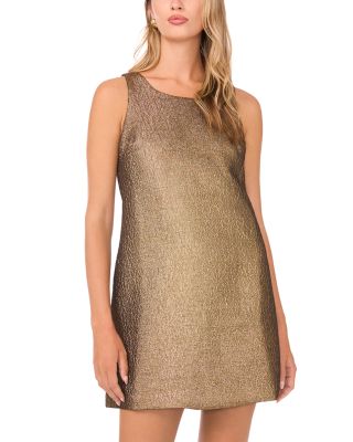 Metallic Shift Dress