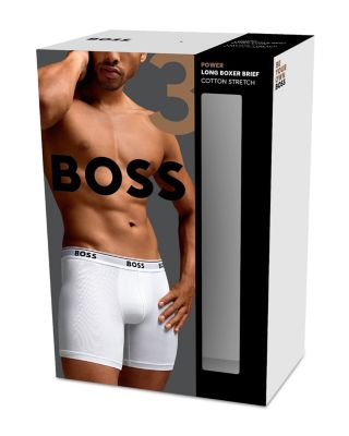 Power Cotton Blend Long Boxer Briefs, Pack of 3
