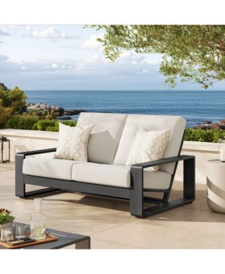 Lirienne Outdoor Patio Aluminum Loveseat