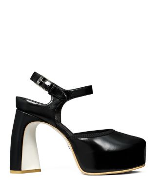 Women's Peep Toe Platform Pumps