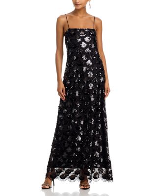 Sequinned Slip Dress