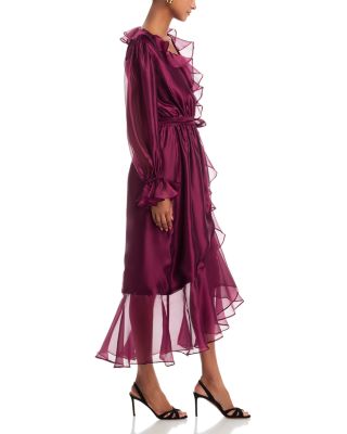 Ruffled Chiffon Dress - Exclusive