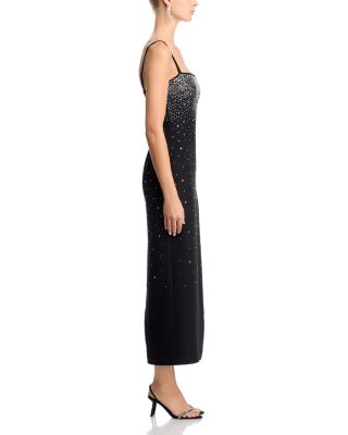 Crystal Embellished Maxi Dress - Exclusive