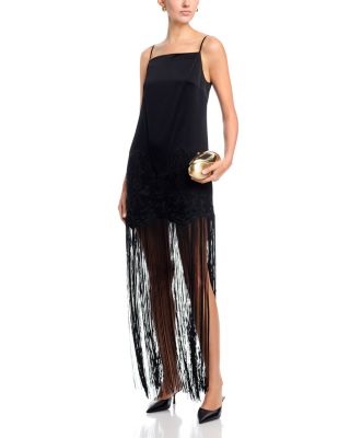 Nino Fringe Trim Dress