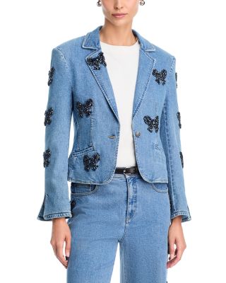 Rhinestone Bow Le Petite Khloe Blazer & Betsy Rhinestone Bow Jeans 