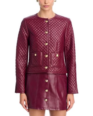 Brooke Faux Leather Jacket