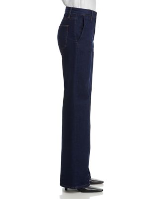 The Straight High Rise Trouser Jean in Rinse