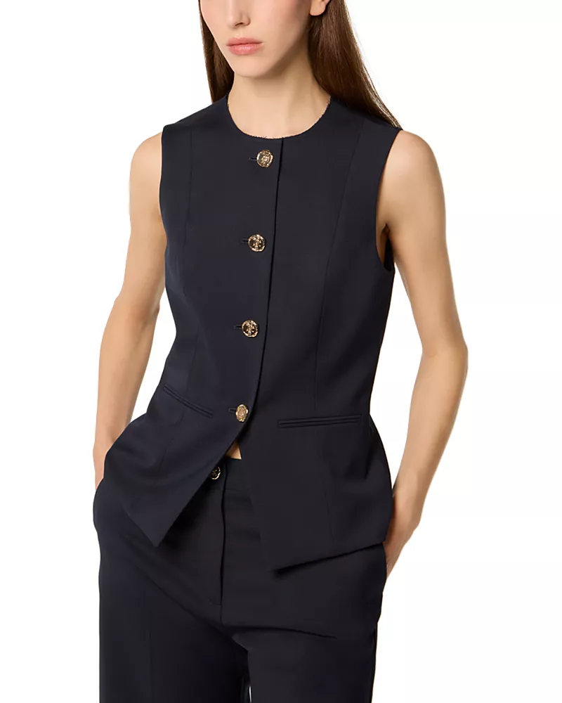 TRESSE Fitted Sleeveless Blazer
