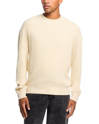 Waffle Knit Sweatshirt