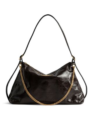 Jim Vintage Patent Shoulder Bag