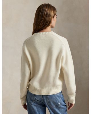 Polo Bear Wool Cashmere Crewneck Sweater - Exclusive