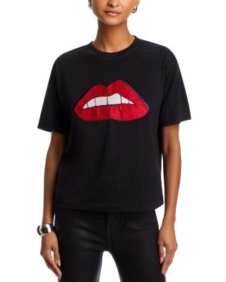 Embellished Lips Tee - Exclusive