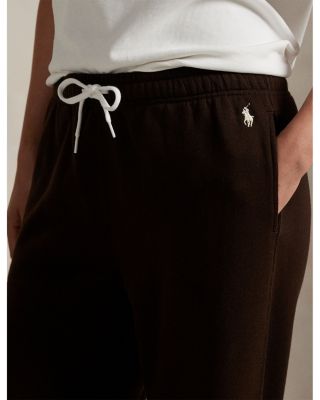 Drawstring Fleece Wide Leg Sweatpants