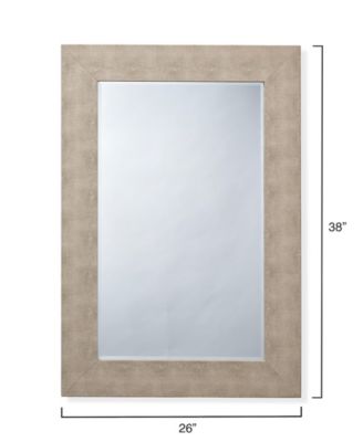 Structure Shagreen Rectangle Mirror