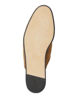 Men's Suede Hardware Mules