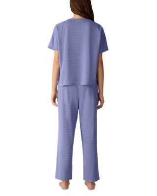 Jewel Neck Ankle Pant Sleep Set