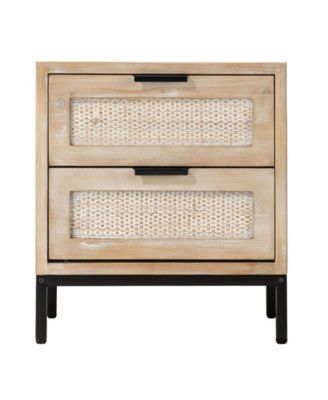 Reed 2 Drawer Side Table